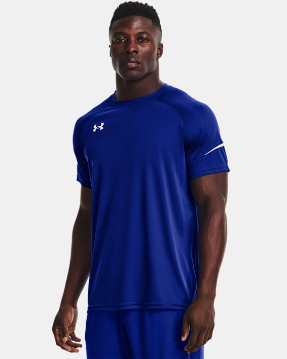 เสื้อแขนสั้น UA Golazo 3.0 สำหรับผู้ชาย in Blue image number 0